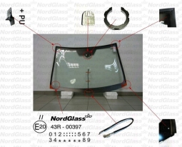 Ветровое стекло на TOYOTA AVENSIS III 4LIM,5KOM